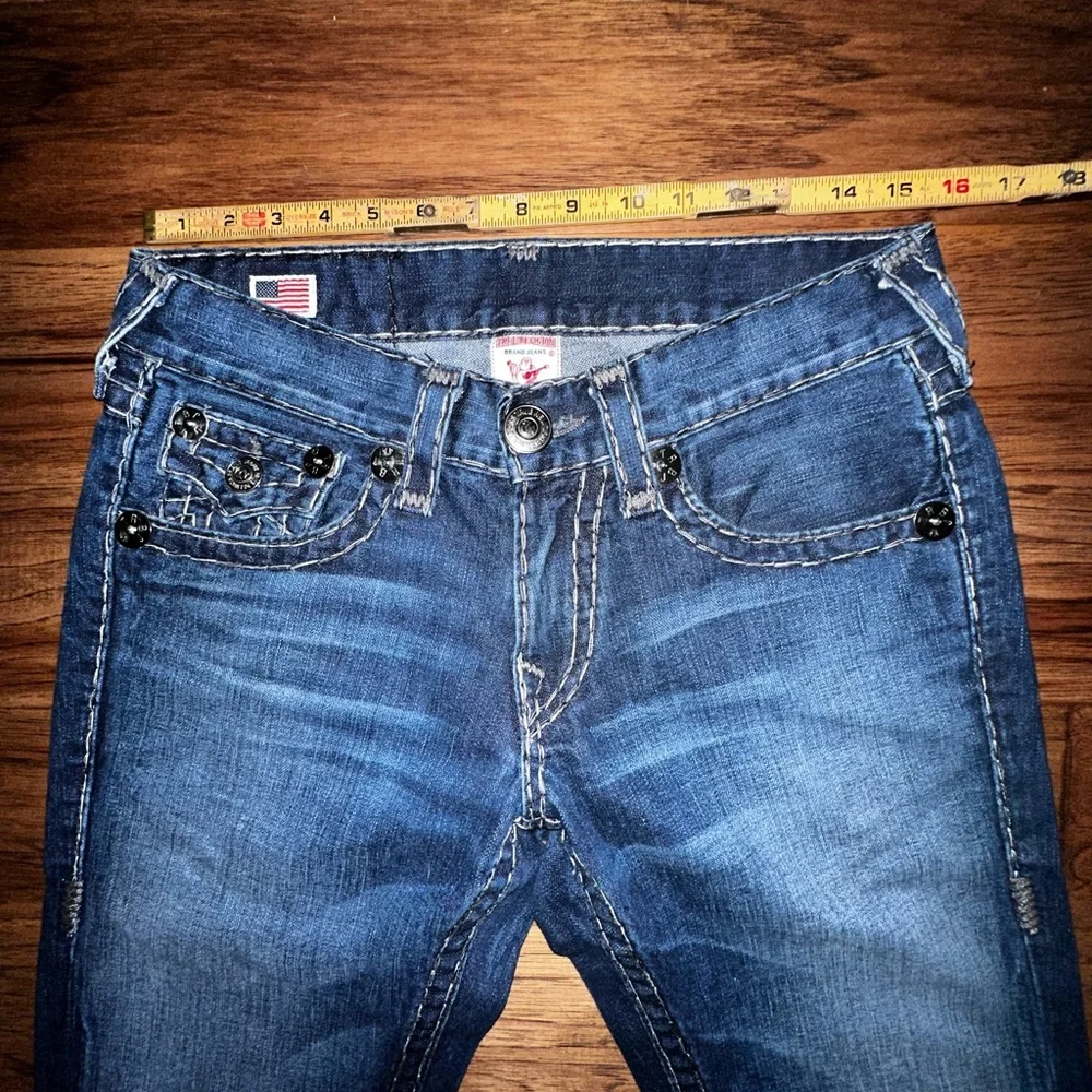 True Religion Dark Blue Bootcut Jeans